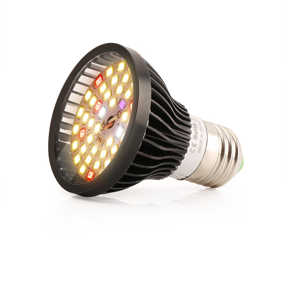 40W E27 E14 GU10 full spectrum led grow light bulb ZW0340