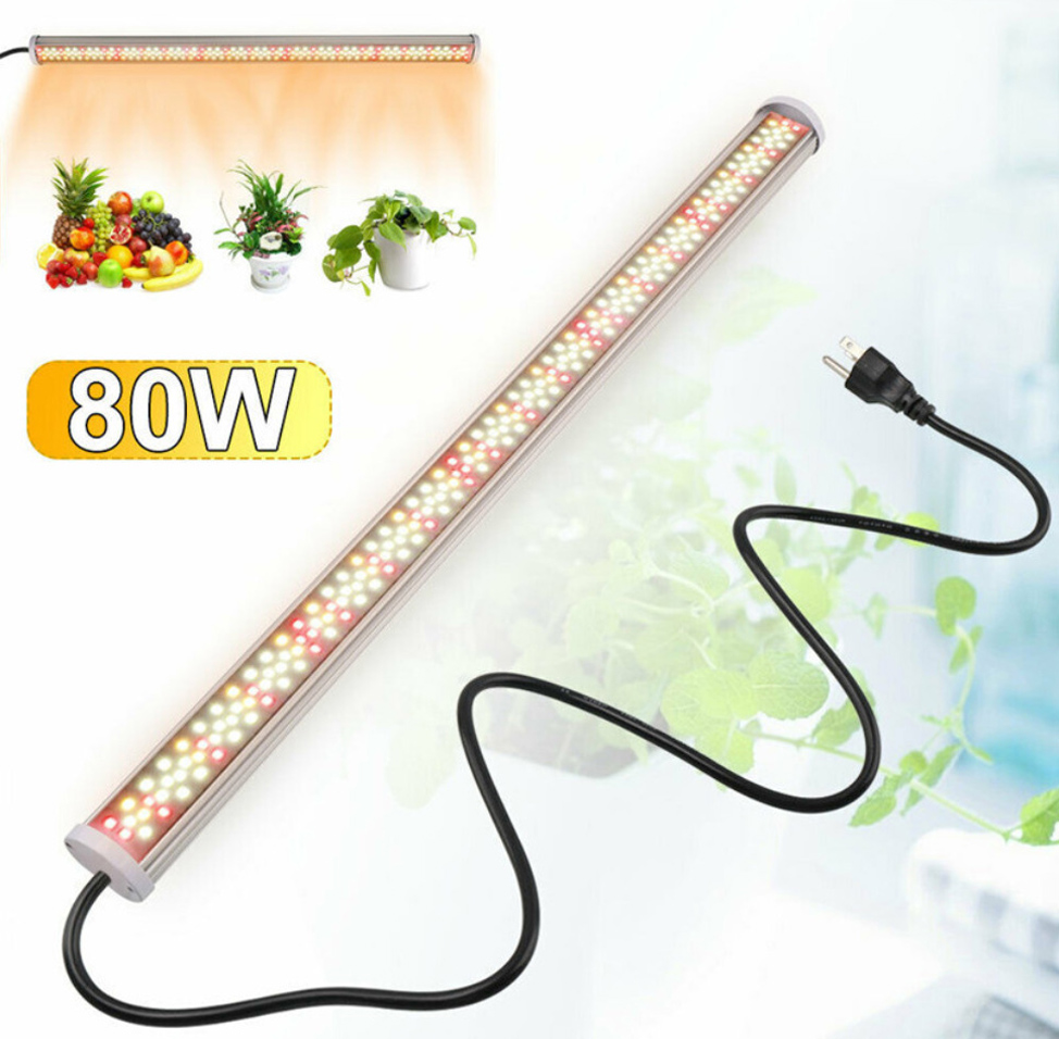 Full spectrum warm light led grow tube 80W plug and play plant grow lighting ZW0267