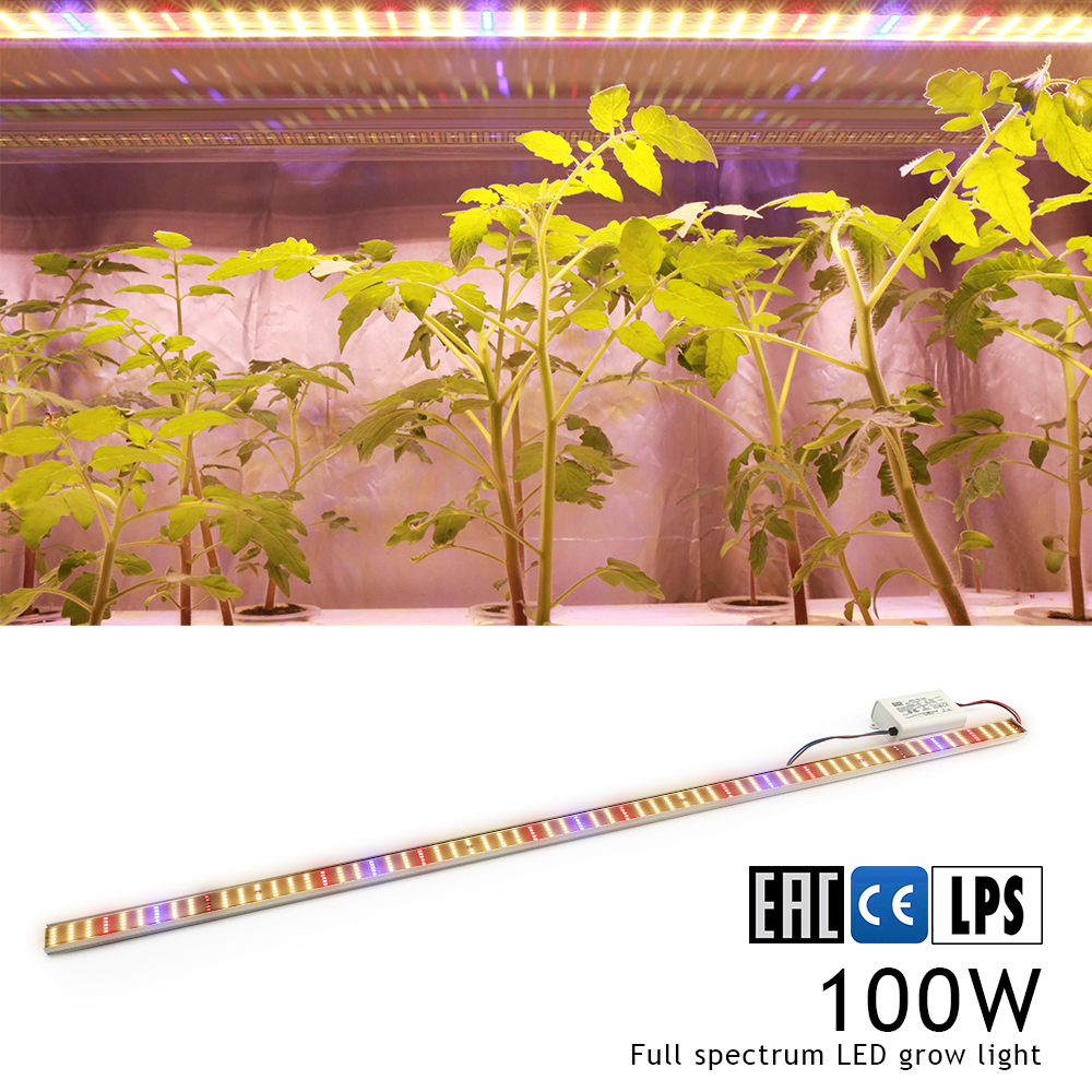 100W full spectrum 1005mm LPS CE EAC certified Meanwell driver led plant light tube ZW0278
